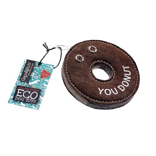 Green & Wild's Derrick the Donut Eco Dog Toy - Country Ways