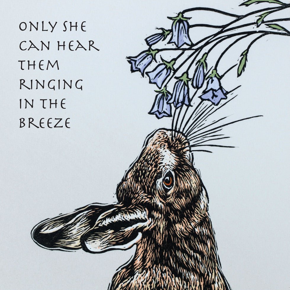 Greeting Card - Listener by Colin Blanchard - Country Ways