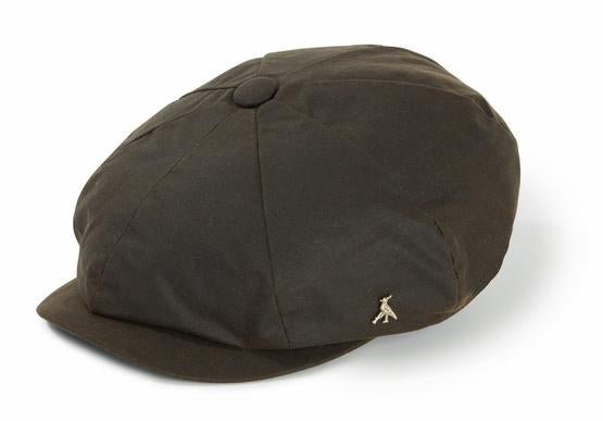 Hicks & Brown Hengrave Wax Baker Boy Cap - Country Ways
