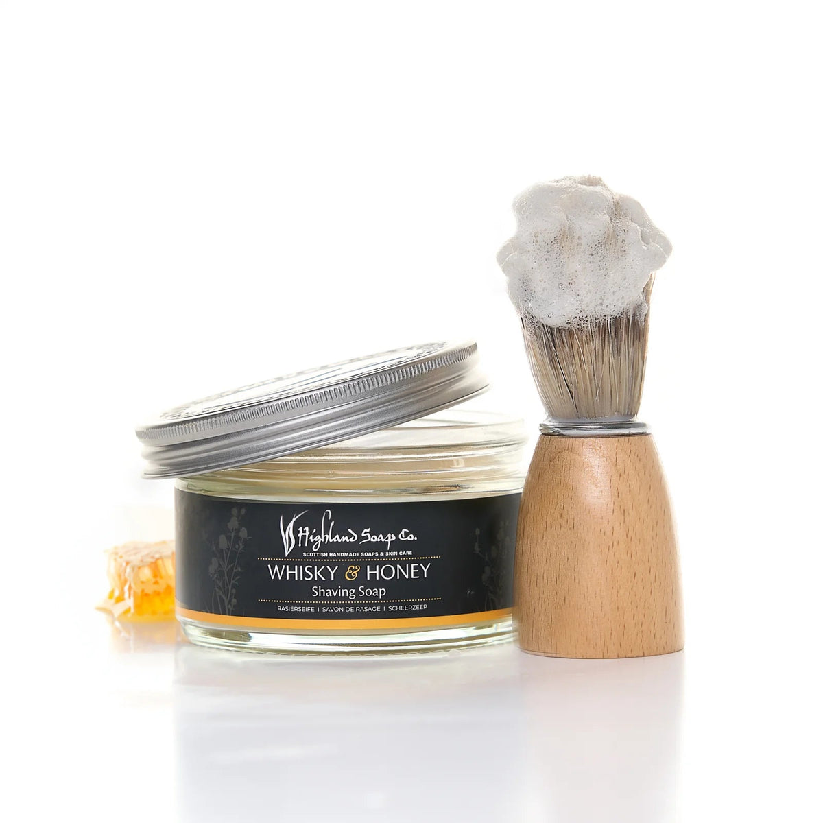 Highland Soap Co. Whiskey & Honey Shaving Soap - Country Ways