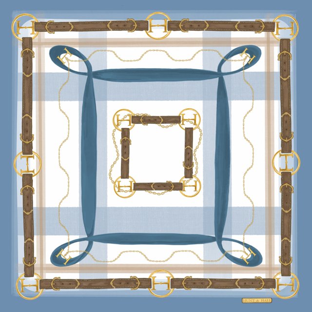 Hunt & Hall Women's Leadenham Silk Scarf - Country Ways