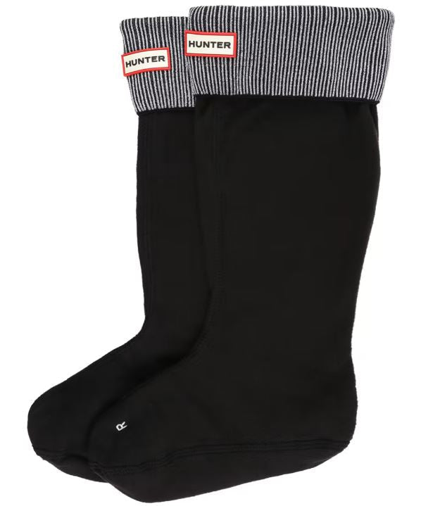 Hunter Kids Glitter Boot Socks Silver/Black - Country Ways