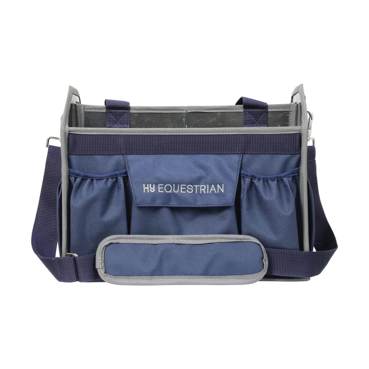 Hy Equestrian Accessories Grooming Bag Navy/Grey One Size - Country Ways
