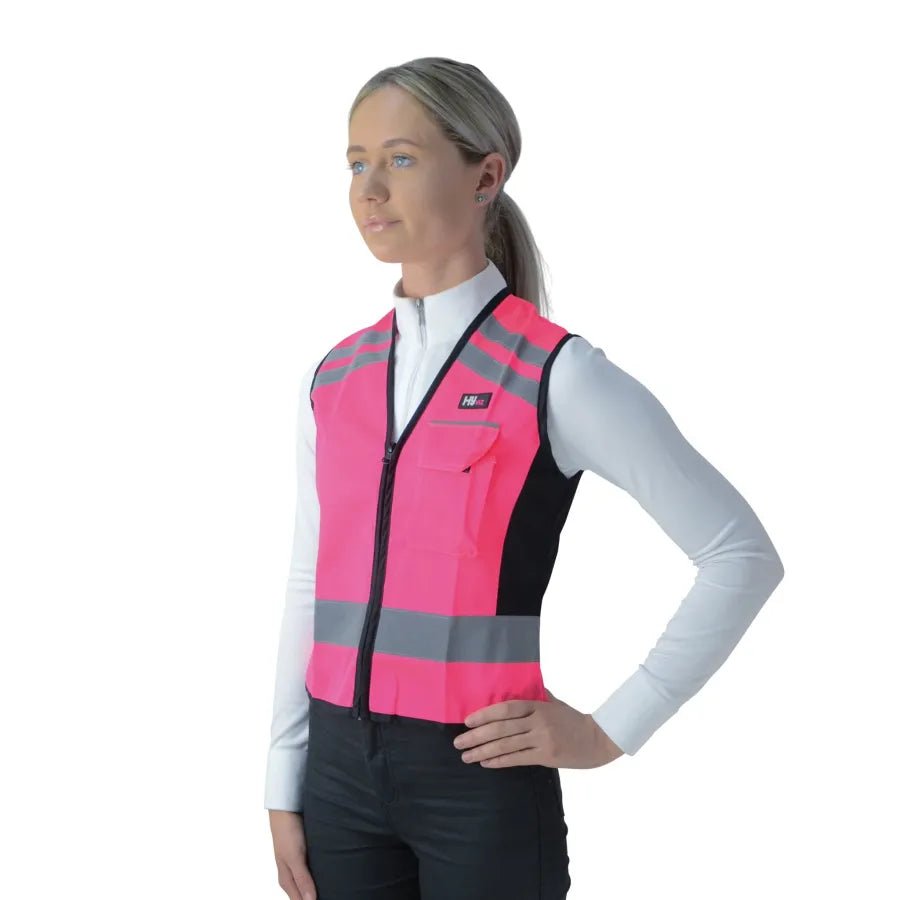 Hy Equestrian "Please Pass Wide & Slow" HyVIZ Waistcoat - Country Ways