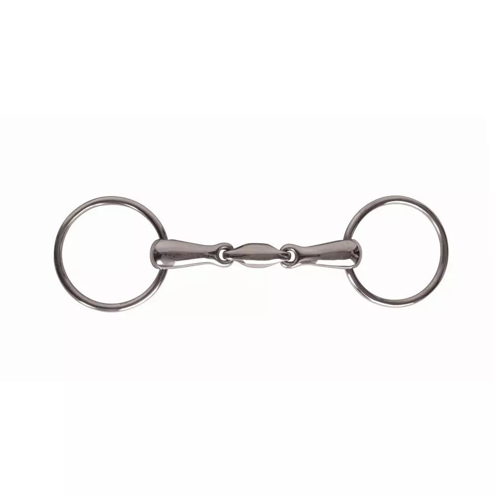 JP Korsteel Double Jointed Loose Ring Snaffle