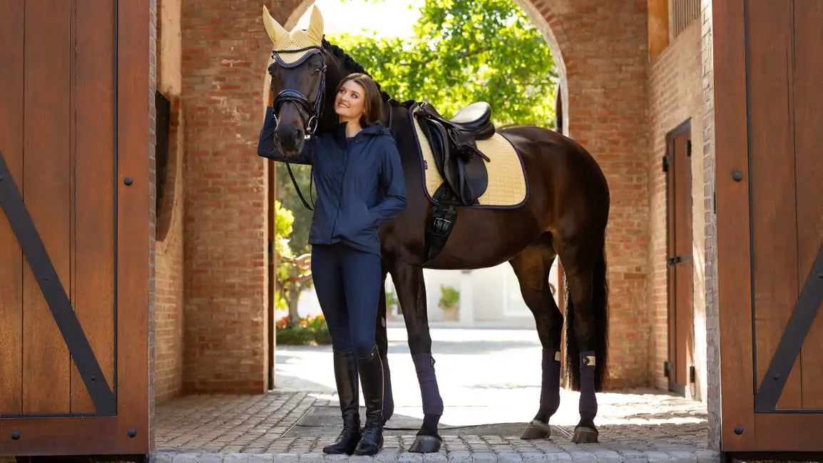 LeMieux Suede Dressage Square SS25