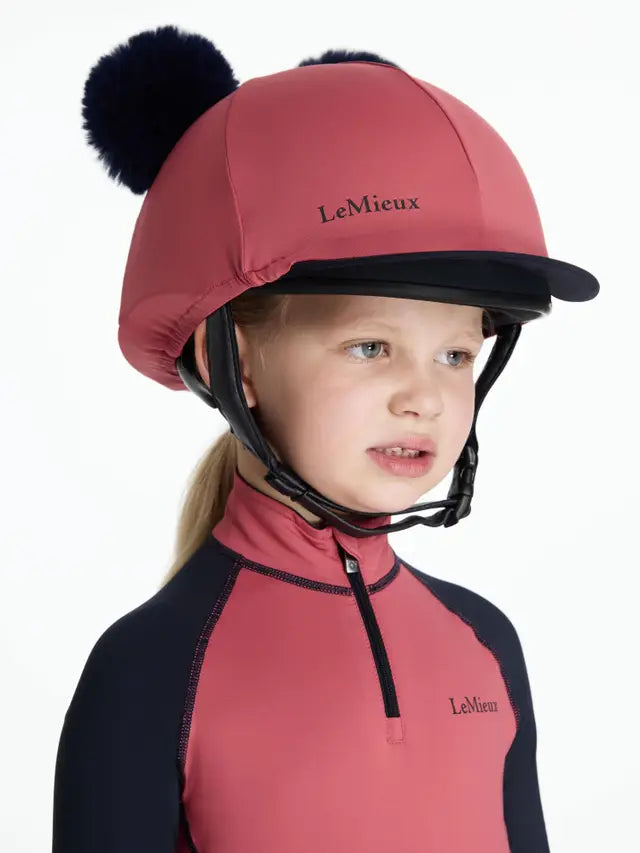 LeMieux Mini Double Pom Hat Silk AW25