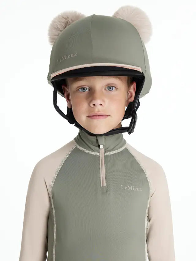 LeMieux Mini Double Pom Hat Silk AW25