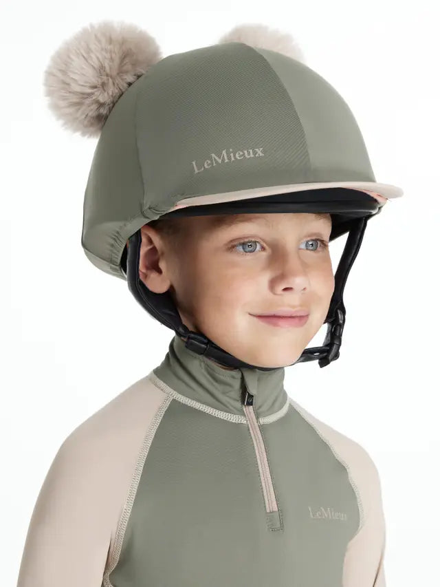 LeMieux Mini Double Pom Hat Silk AW25