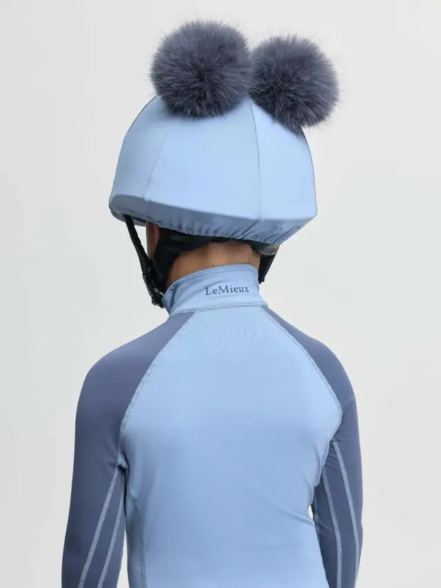 LeMieux Mini Double Pom Hat Silk SS26
