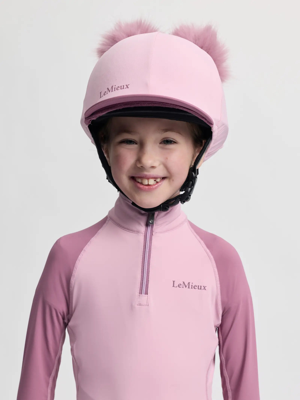 LeMieux Mini Double Pom Hat Silk SS26