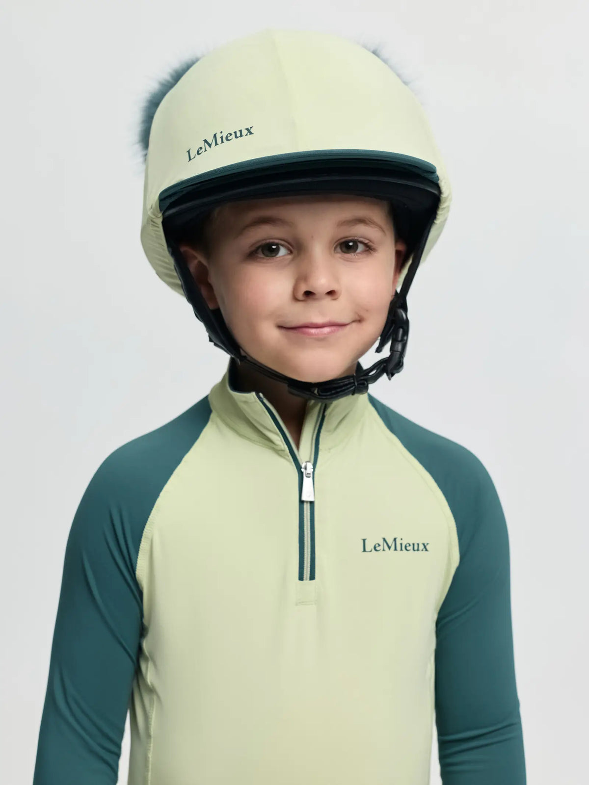 LeMieux Mini Double Pom Hat Silk SS26