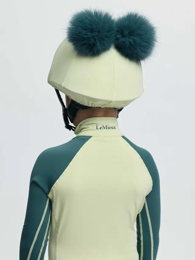 LeMieux Mini Double Pom Hat Silk SS26