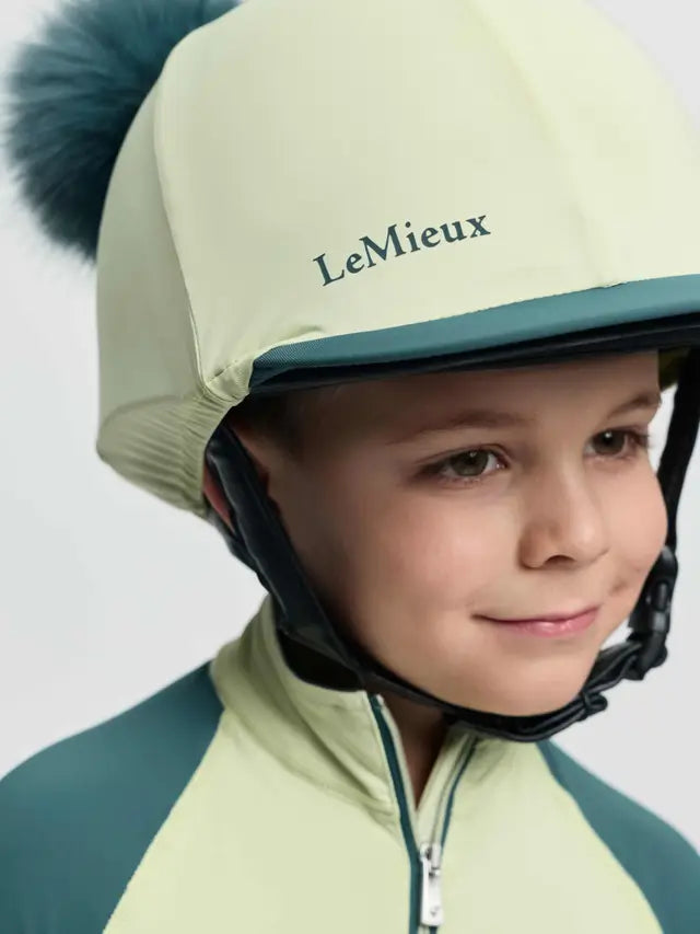 LeMieux Mini Double Pom Hat Silk SS26