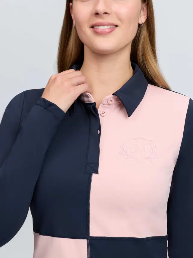 LeMieux Women's Harlequin Rugby Shirt Base Layer AW26