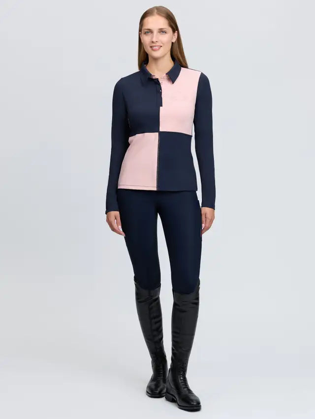LeMieux Women's Harlequin Rugby Shirt Base Layer AW26
