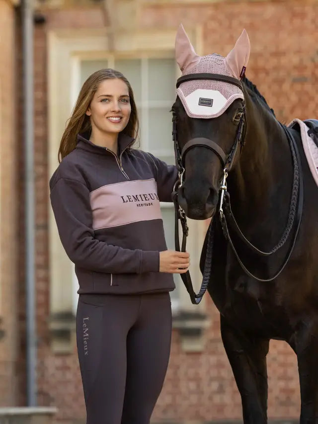 LeMieux Womens Heritage Quarter Zip Sweat