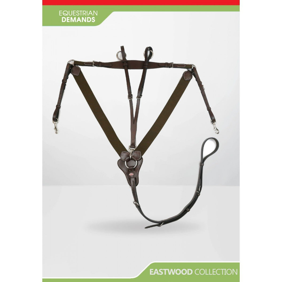 John Whitaker Eastwood Elasticated V - Check Breastplate - Country Ways