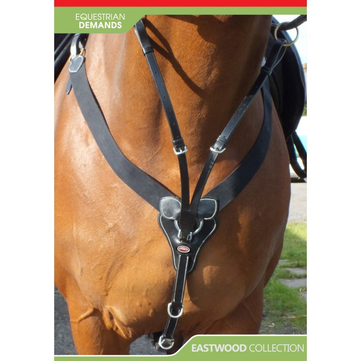 John Whitaker Eastwood Elasticated V - Check Breastplate - Country Ways