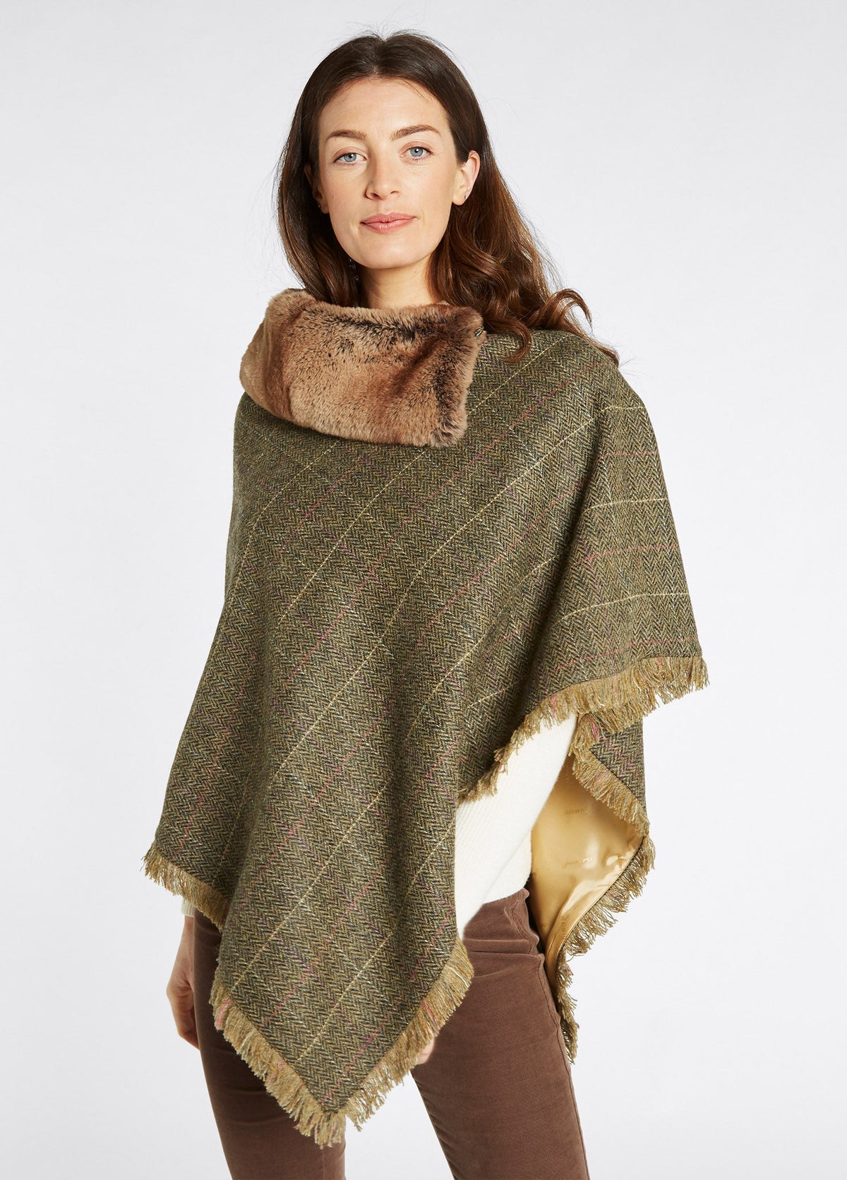 Dubarry Women's Silverfir Tweed Poncho