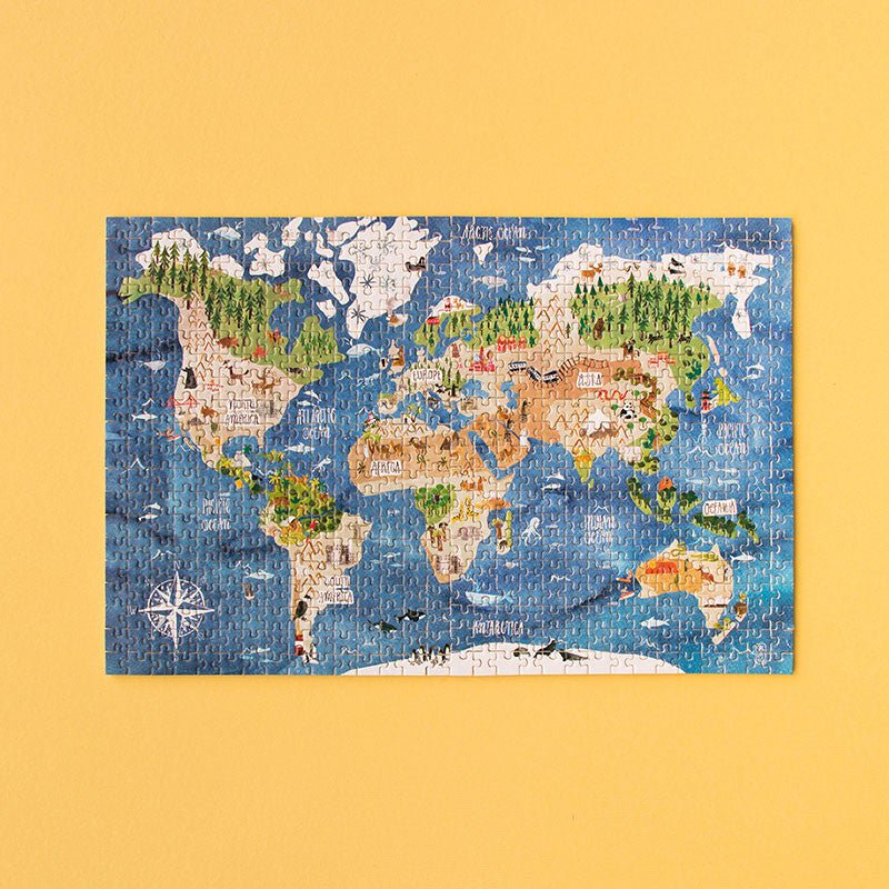 Londji Micro Puzzle The World - Country Ways