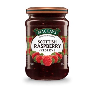 Mackay's Scottish Raspberry Preserve 340g - Country Ways