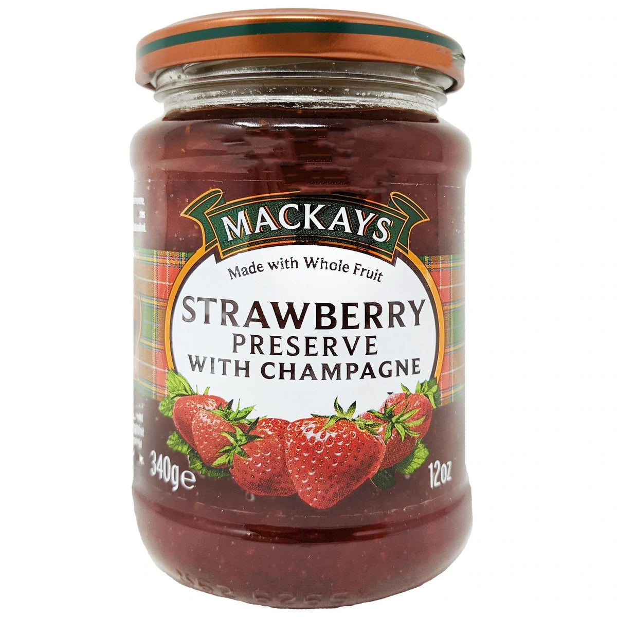 Mackay's Strawberry and Champagne Preserve 340g - Country Ways