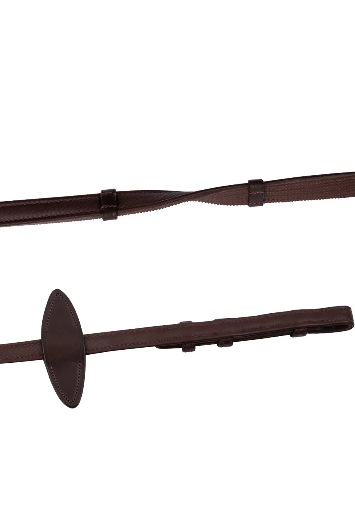 Montar Leather/Rubber Reins French Hooks - Country Ways