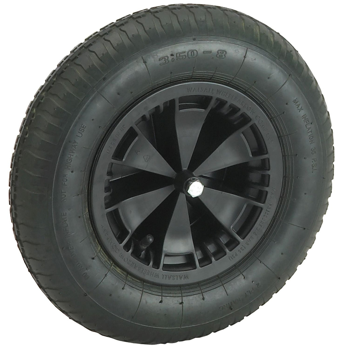 Multi - Purpose Wheelbarrow Spare Pneumatic Wheel - Country Ways