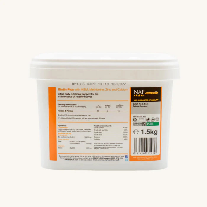 NAF Biotin Plus Hoof Supplement