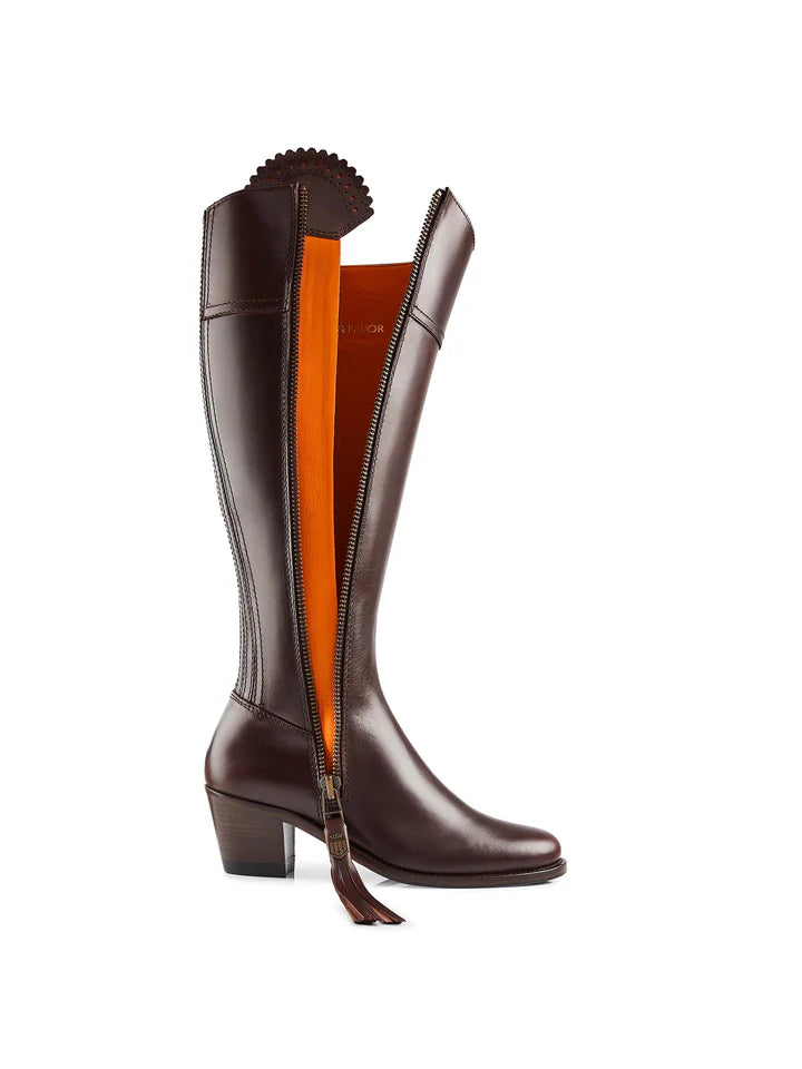 Fairfax & Favor Leather Heeled Regina - Sport Fit