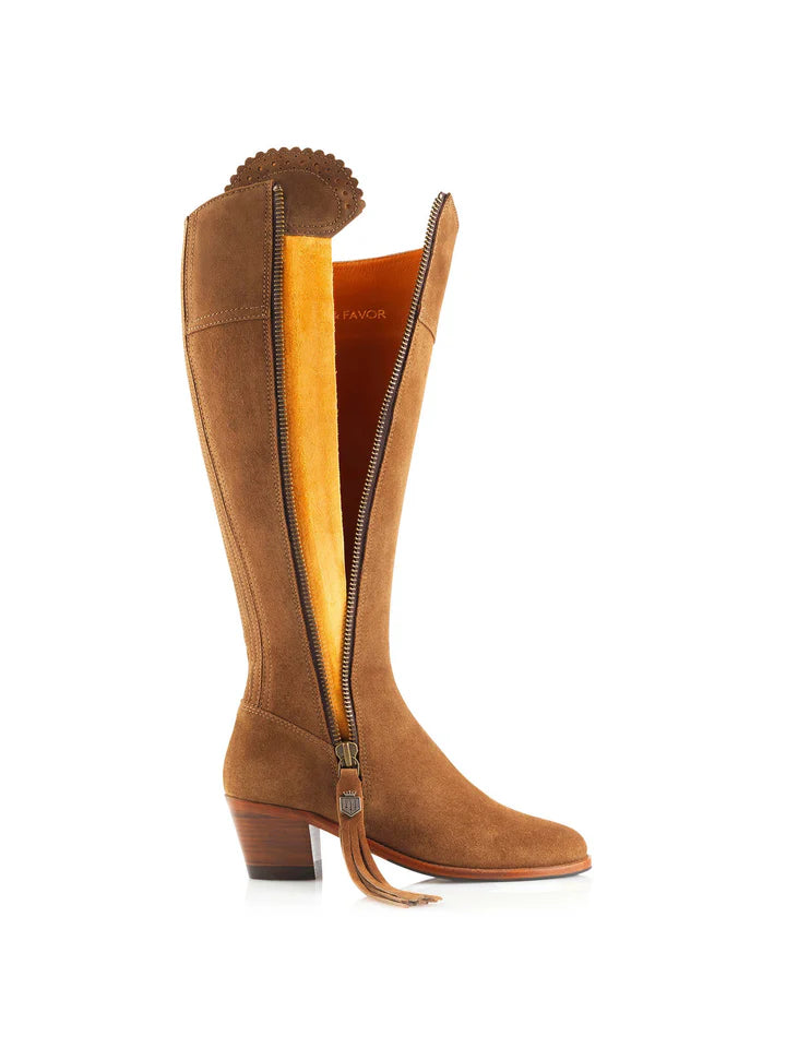 Fairfax & Favor Suede Heeled Regina - Sport Fit