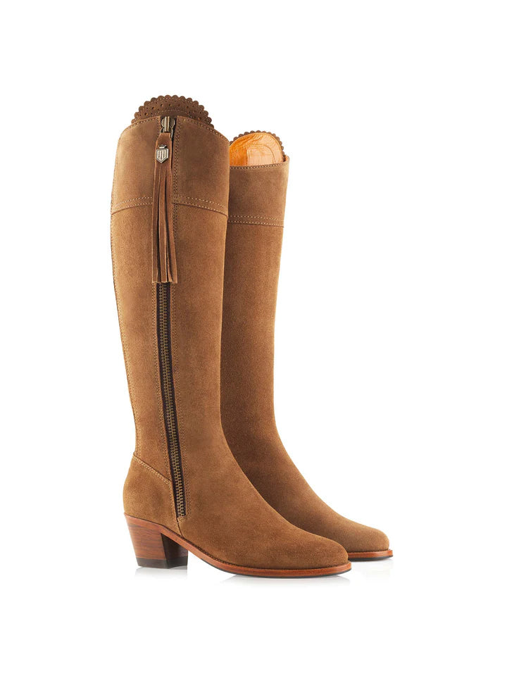 Fairfax & Favor Suede Heeled Regina - Sport Fit