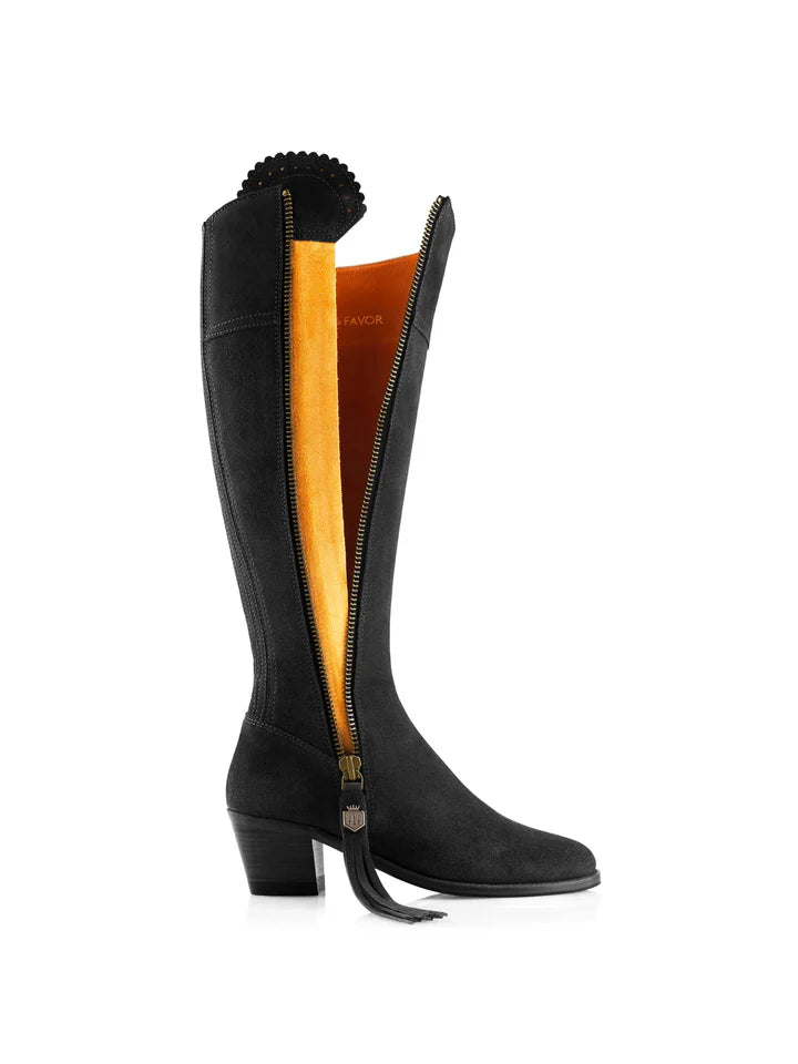 Fairfax & Favor Suede Heeled Regina - Reg Fit