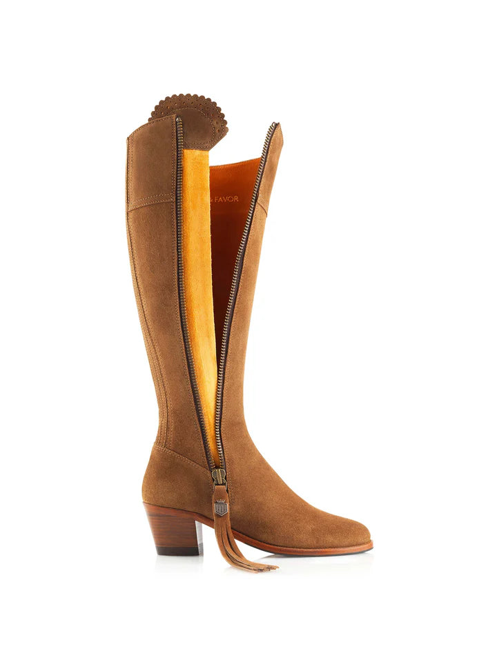 Fairfax & Favor Suede Heeled Regina - Reg Fit