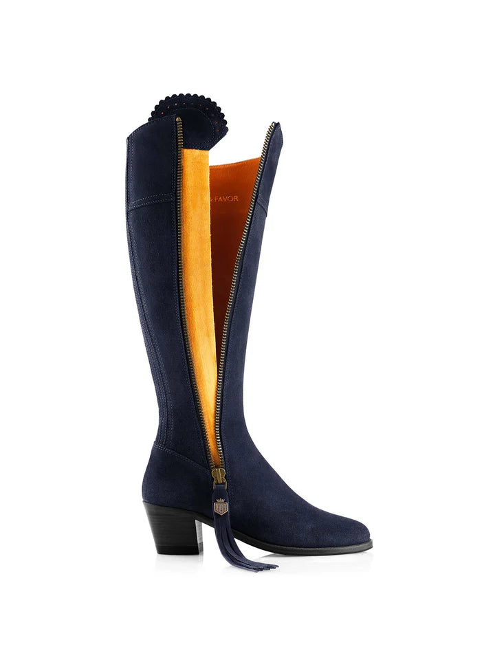 Fairfax & Favor Suede Heeled Regina - Reg Fit