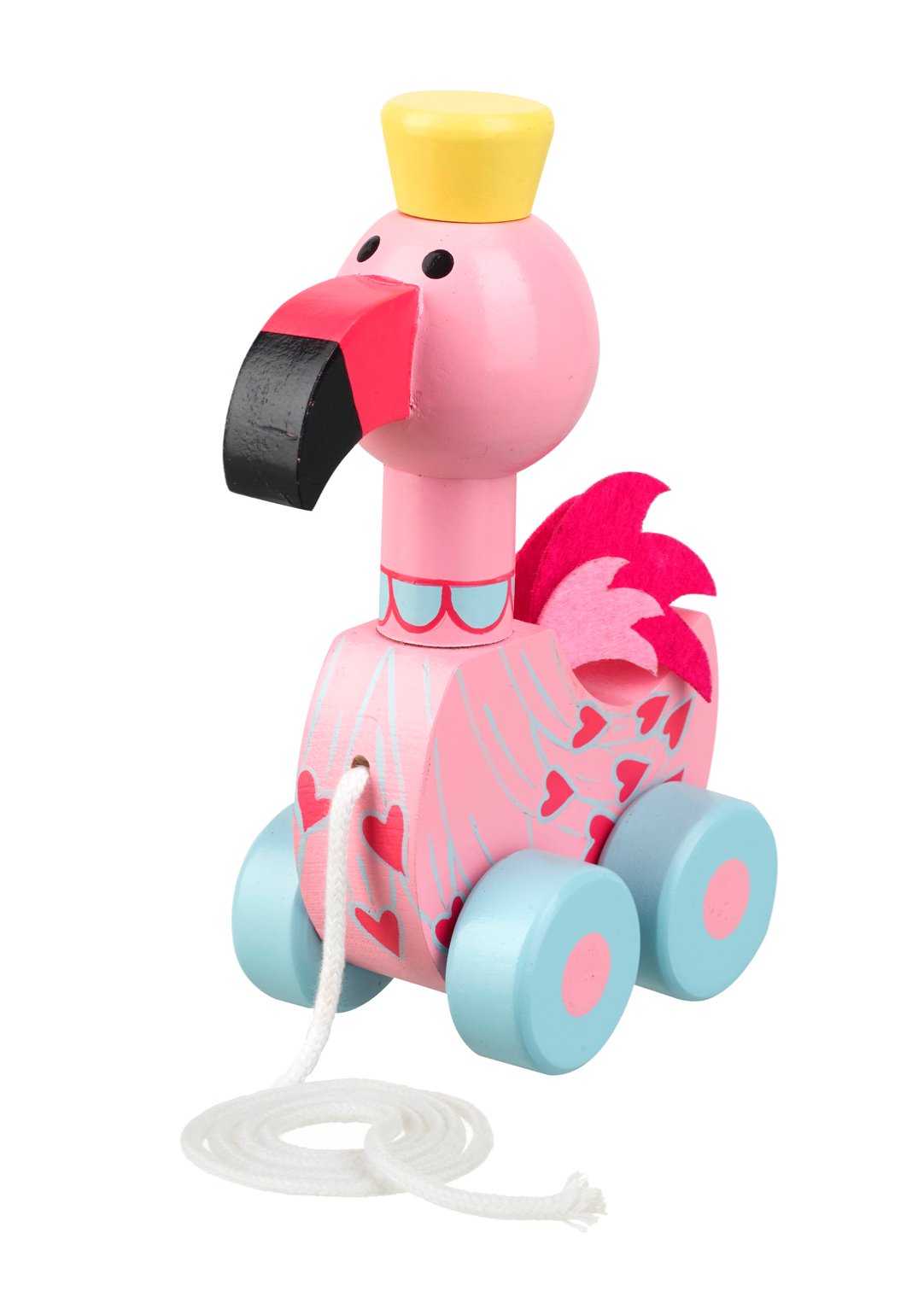 Orange Tree Toys Flamingo Pull Along - Country Ways