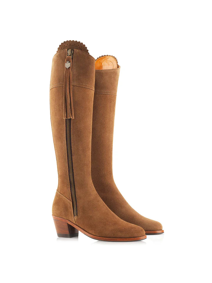 Fairfax & Favor Suede Heeled Regina - Reg Fit