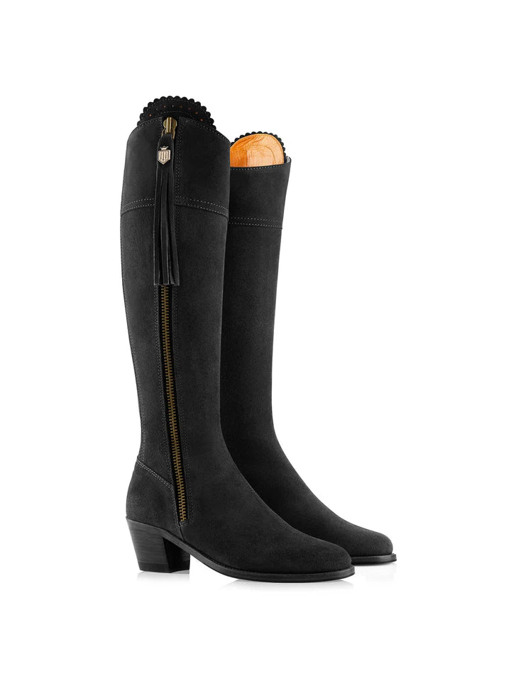 Fairfax & Favor Suede Heeled Regina - Reg Fit