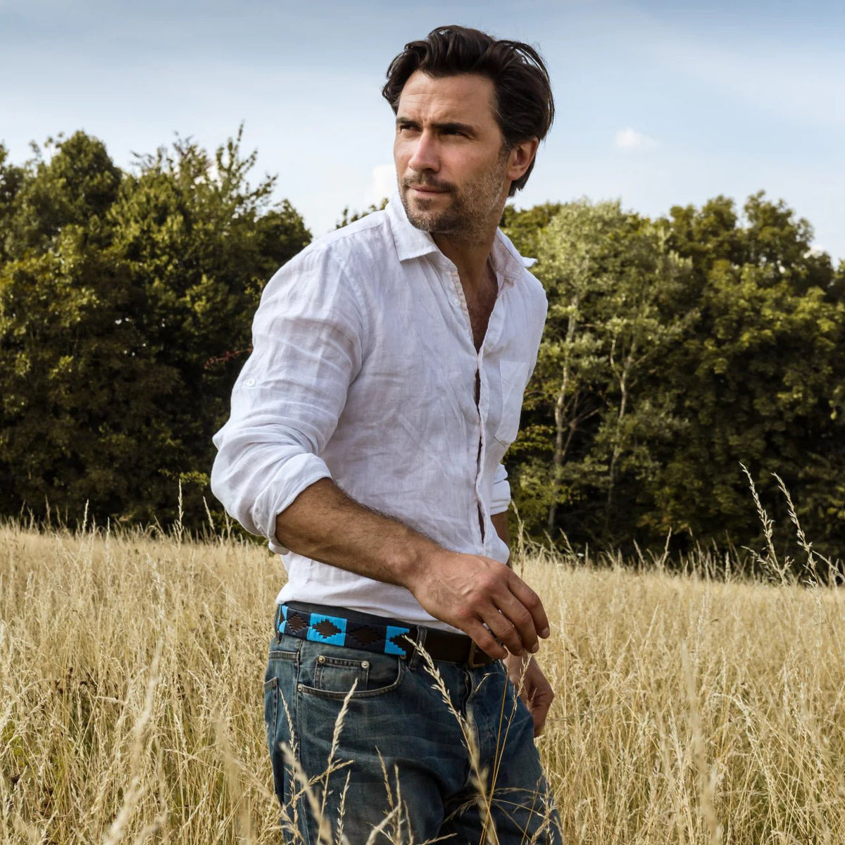 Pampeano Polo Belt Azules - Country Ways