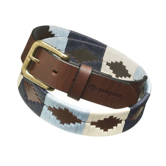 Pampeano Polo Belt Sereno Blue - Country Ways