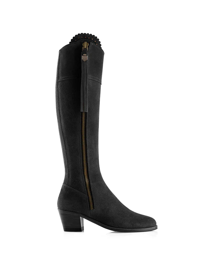 Fairfax & Favor Suede Heeled Regina - Reg Fit