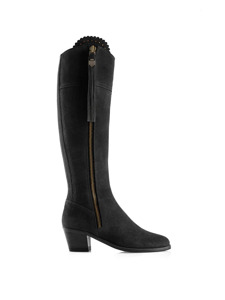 Fairfax & Favor Suede Heeled Regina - Sport Fit
