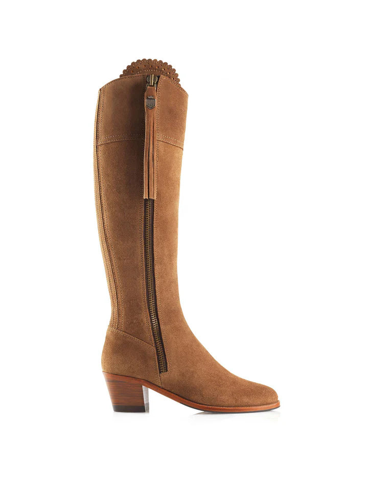 Fairfax & Favor Suede Heeled Regina - Sport Fit