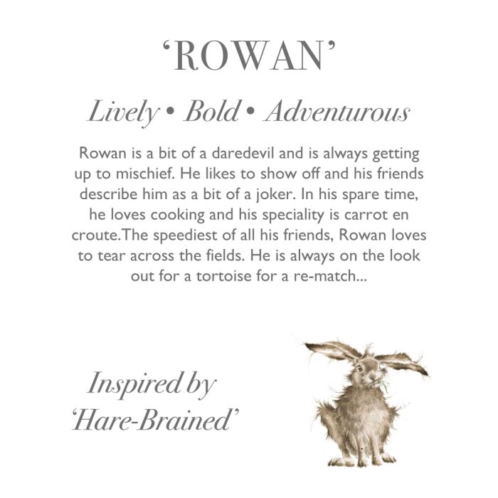 Wrendale 'Rowan' Hare Plush Character