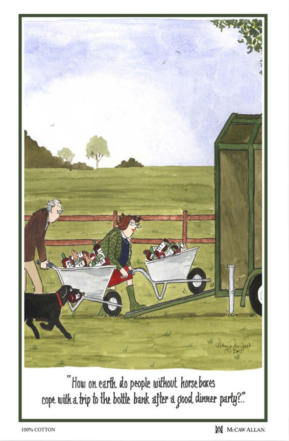 Samuel Lamont Cotton Tea Towel - Country Ways