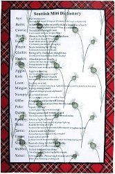 Scottish Dictionary Tea Towel - Country Ways