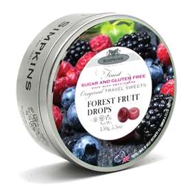 Simpkins Sugar & Gluten Free Forest Fruit Drops Travel Sweets