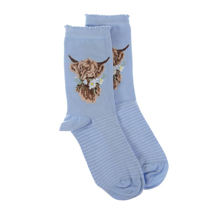 Wrendale 'Daisy Coo' Women's Super Soft Bamboo Socks