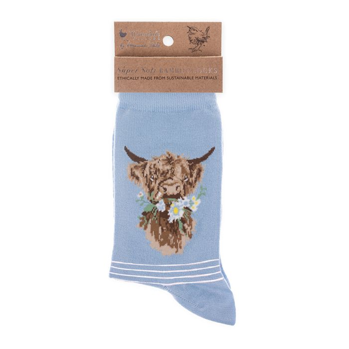 Wrendale 'Daisy Coo' Women's Super Soft Bamboo Socks